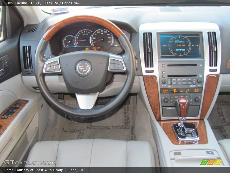 Black Ice / Light Gray 2009 Cadillac STS V8