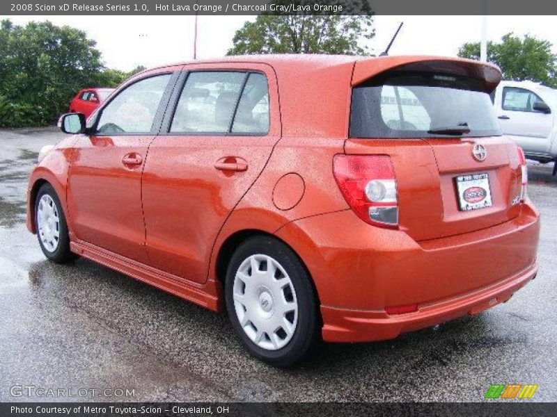 Hot Lava Orange / Charcoal Gray/Lava Orange 2008 Scion xD Release Series 1.0