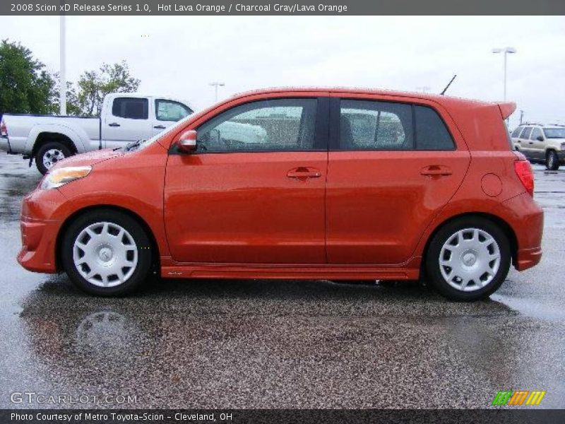 Hot Lava Orange / Charcoal Gray/Lava Orange 2008 Scion xD Release Series 1.0
