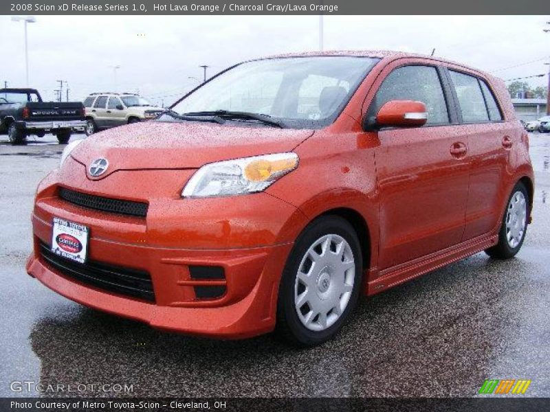 Hot Lava Orange / Charcoal Gray/Lava Orange 2008 Scion xD Release Series 1.0