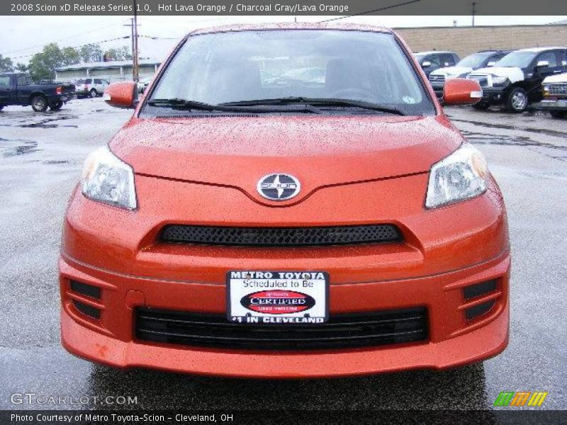 Hot Lava Orange / Charcoal Gray/Lava Orange 2008 Scion xD Release Series 1.0