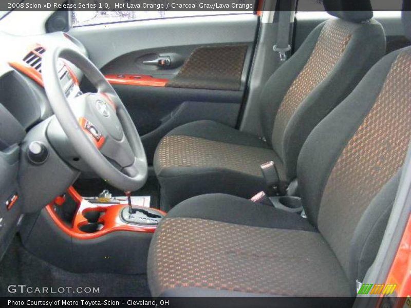 Hot Lava Orange / Charcoal Gray/Lava Orange 2008 Scion xD Release Series 1.0