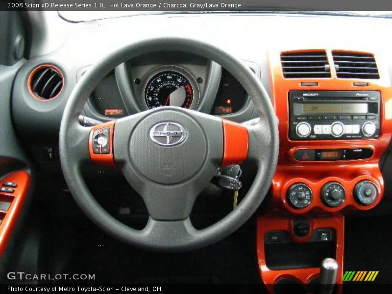 Hot Lava Orange / Charcoal Gray/Lava Orange 2008 Scion xD Release Series 1.0