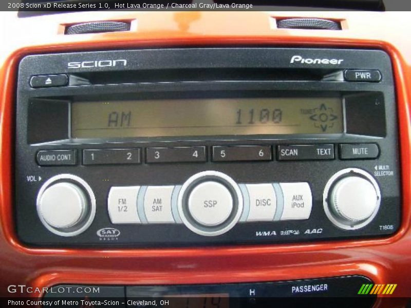 Hot Lava Orange / Charcoal Gray/Lava Orange 2008 Scion xD Release Series 1.0