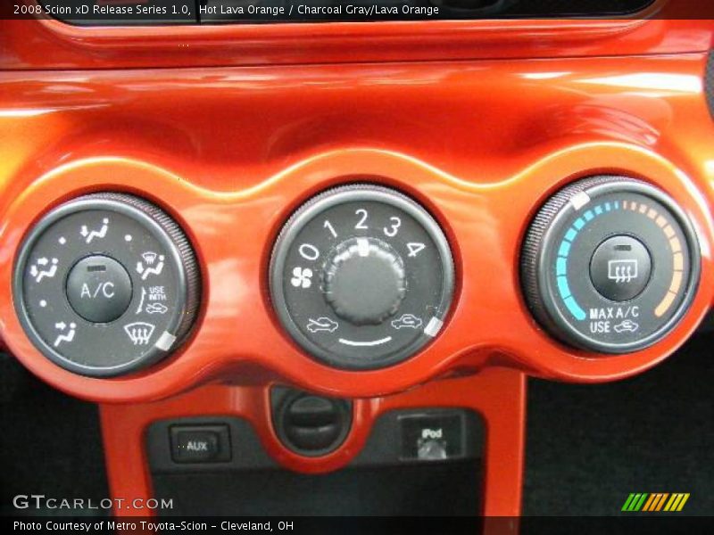 Hot Lava Orange / Charcoal Gray/Lava Orange 2008 Scion xD Release Series 1.0