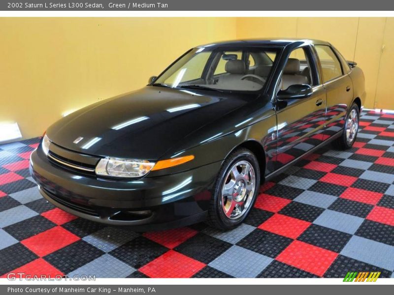 Green / Medium Tan 2002 Saturn L Series L300 Sedan