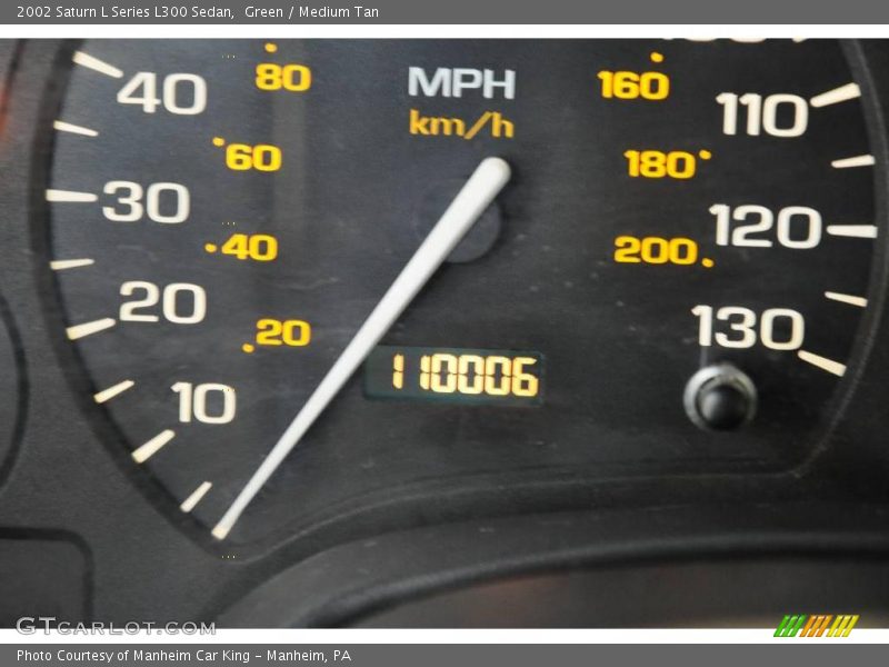 Green / Medium Tan 2002 Saturn L Series L300 Sedan