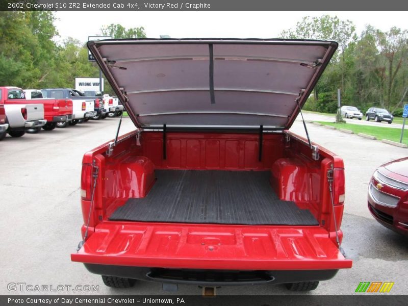 Victory Red / Graphite 2002 Chevrolet S10 ZR2 Extended Cab 4x4