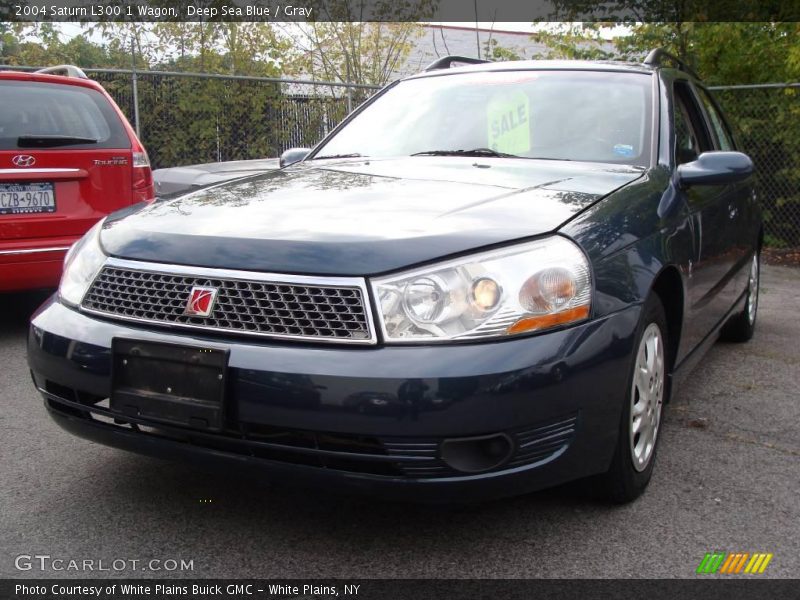 Deep Sea Blue / Gray 2004 Saturn L300 1 Wagon