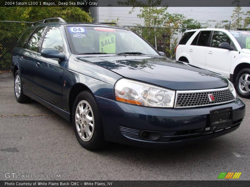 Deep Sea Blue / Gray 2004 Saturn L300 1 Wagon
