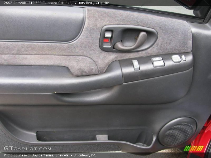 Victory Red / Graphite 2002 Chevrolet S10 ZR2 Extended Cab 4x4