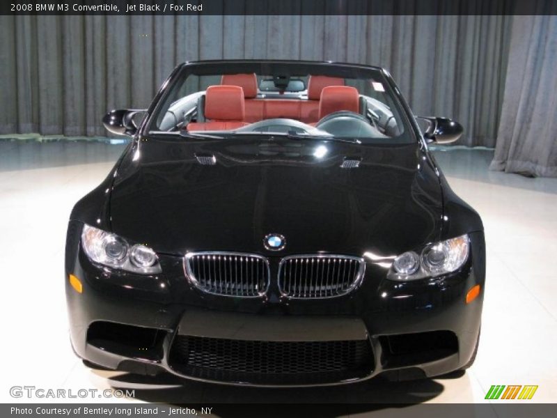 Jet Black / Fox Red 2008 BMW M3 Convertible
