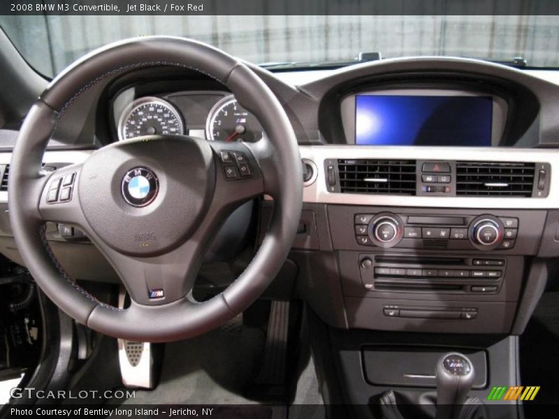 Jet Black / Fox Red 2008 BMW M3 Convertible
