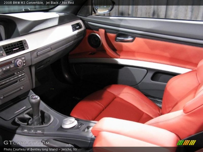 Jet Black / Fox Red 2008 BMW M3 Convertible