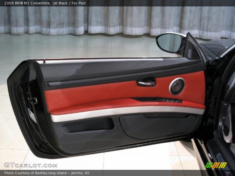 Jet Black / Fox Red 2008 BMW M3 Convertible