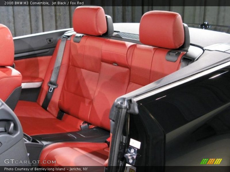 Jet Black / Fox Red 2008 BMW M3 Convertible
