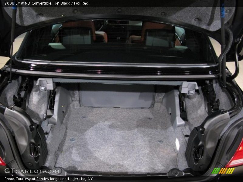 Jet Black / Fox Red 2008 BMW M3 Convertible