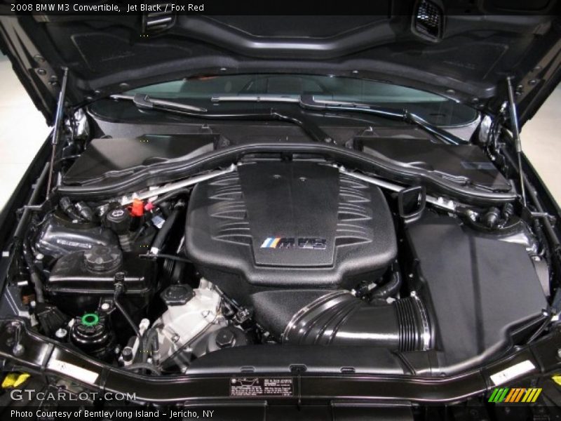 Jet Black / Fox Red 2008 BMW M3 Convertible
