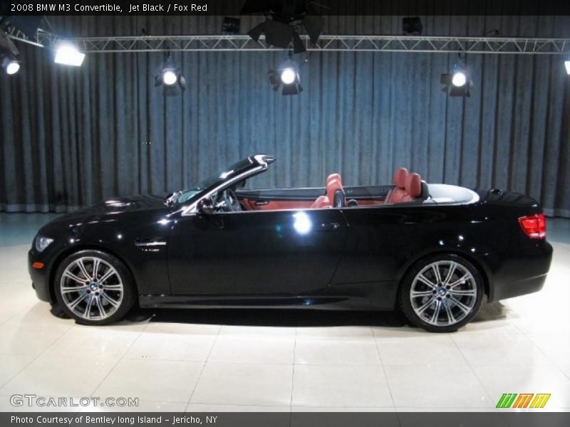 Jet Black / Fox Red 2008 BMW M3 Convertible