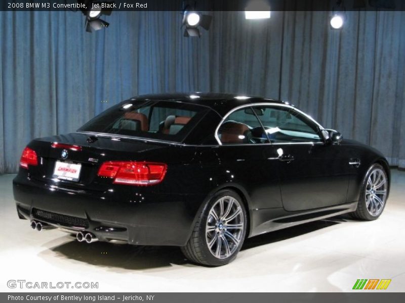 Jet Black / Fox Red 2008 BMW M3 Convertible