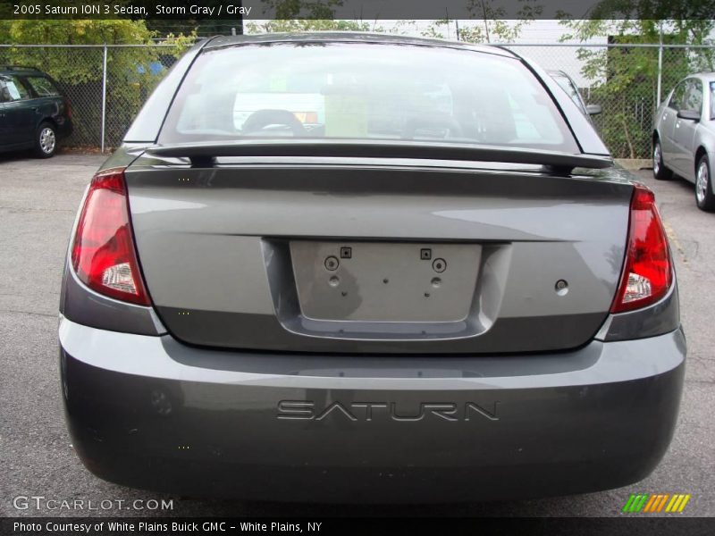 Storm Gray / Gray 2005 Saturn ION 3 Sedan