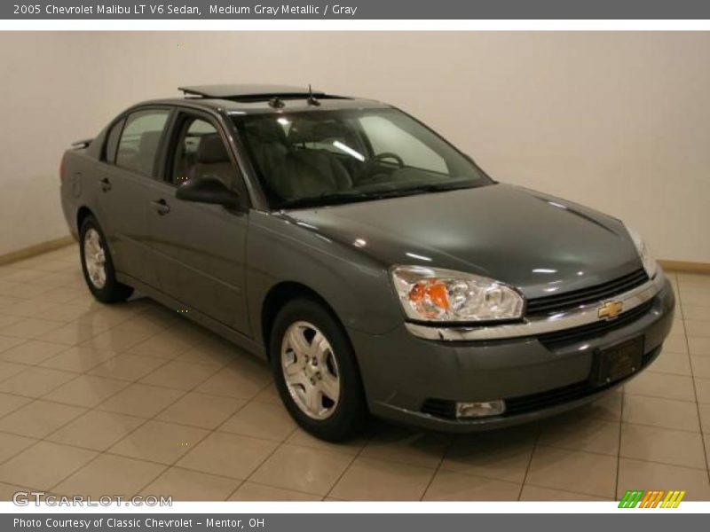 Medium Gray Metallic / Gray 2005 Chevrolet Malibu LT V6 Sedan