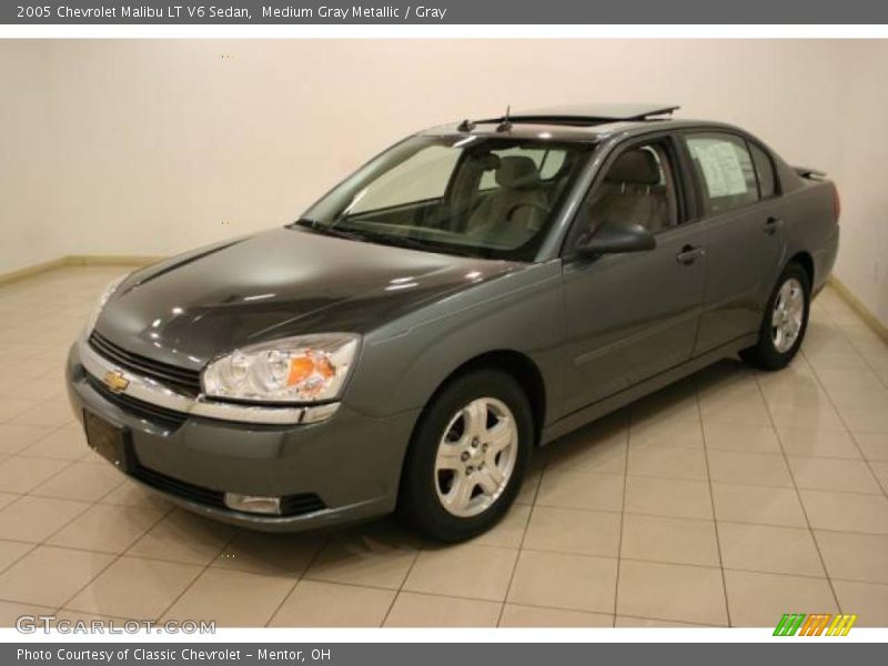 Medium Gray Metallic / Gray 2005 Chevrolet Malibu LT V6 Sedan