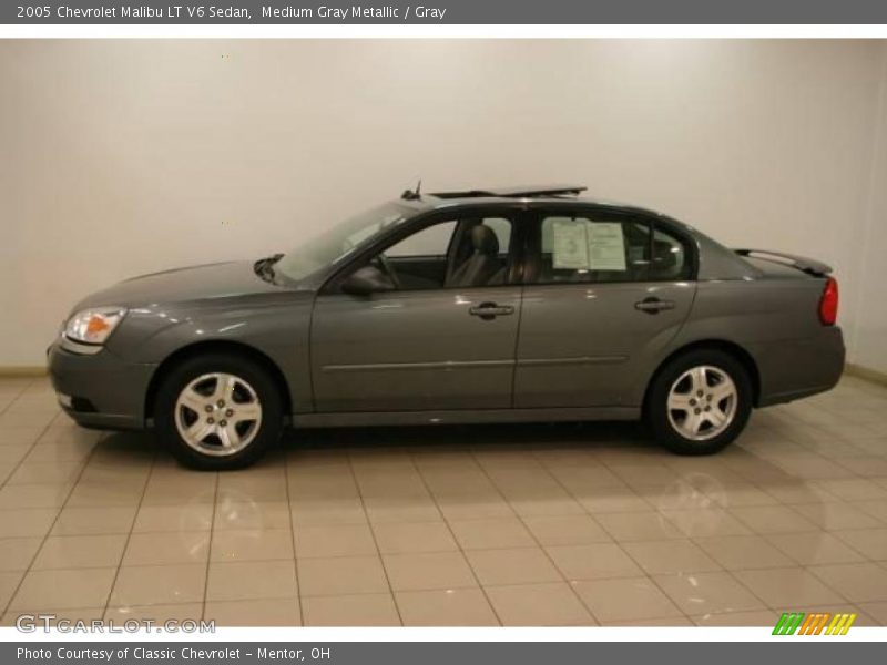 Medium Gray Metallic / Gray 2005 Chevrolet Malibu LT V6 Sedan
