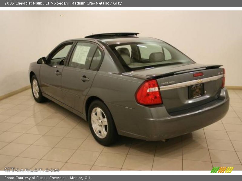 Medium Gray Metallic / Gray 2005 Chevrolet Malibu LT V6 Sedan