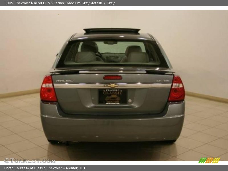 Medium Gray Metallic / Gray 2005 Chevrolet Malibu LT V6 Sedan