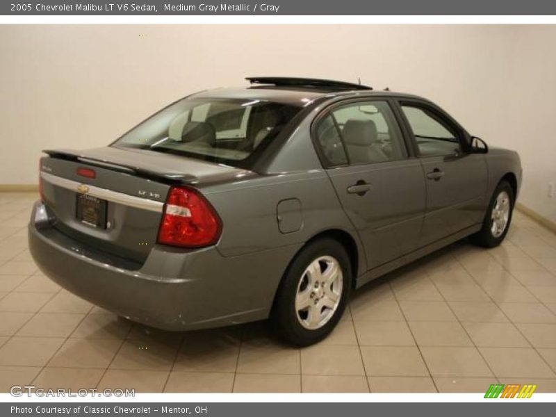 Medium Gray Metallic / Gray 2005 Chevrolet Malibu LT V6 Sedan