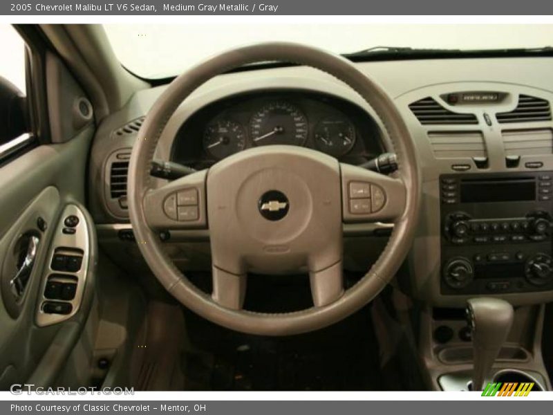 Medium Gray Metallic / Gray 2005 Chevrolet Malibu LT V6 Sedan