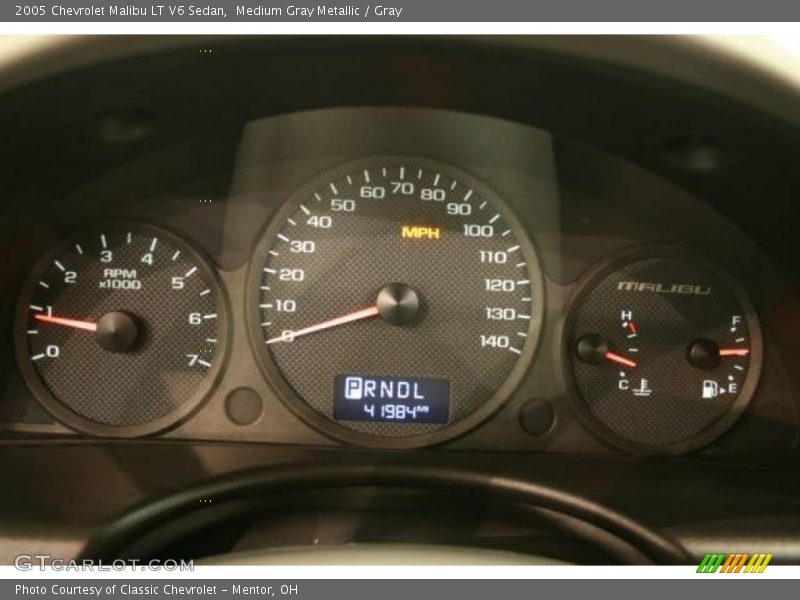 Medium Gray Metallic / Gray 2005 Chevrolet Malibu LT V6 Sedan