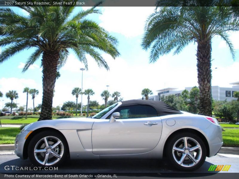 Silver Pearl / Black 2007 Saturn Sky Roadster