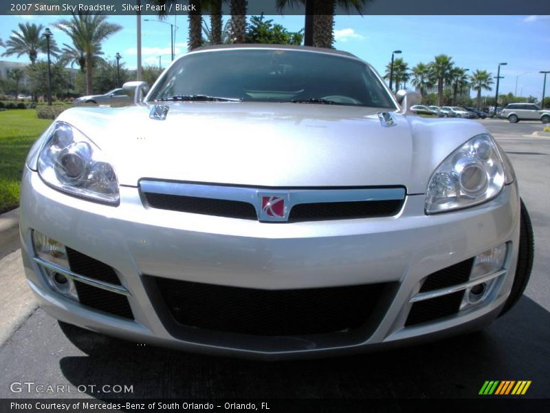 Silver Pearl / Black 2007 Saturn Sky Roadster