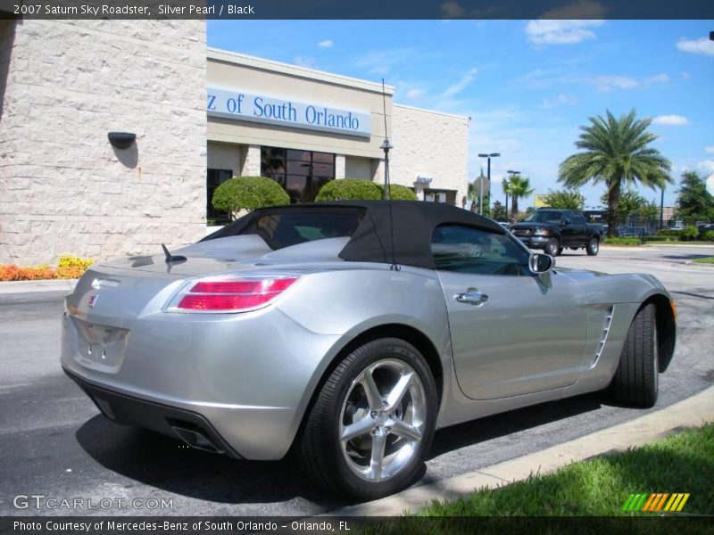 Silver Pearl / Black 2007 Saturn Sky Roadster