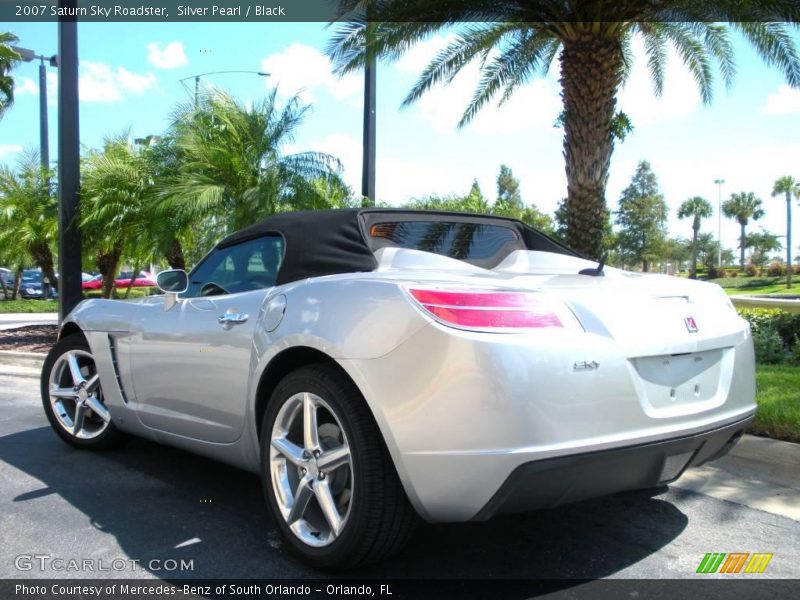 Silver Pearl / Black 2007 Saturn Sky Roadster