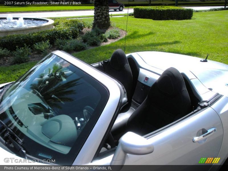 Silver Pearl / Black 2007 Saturn Sky Roadster