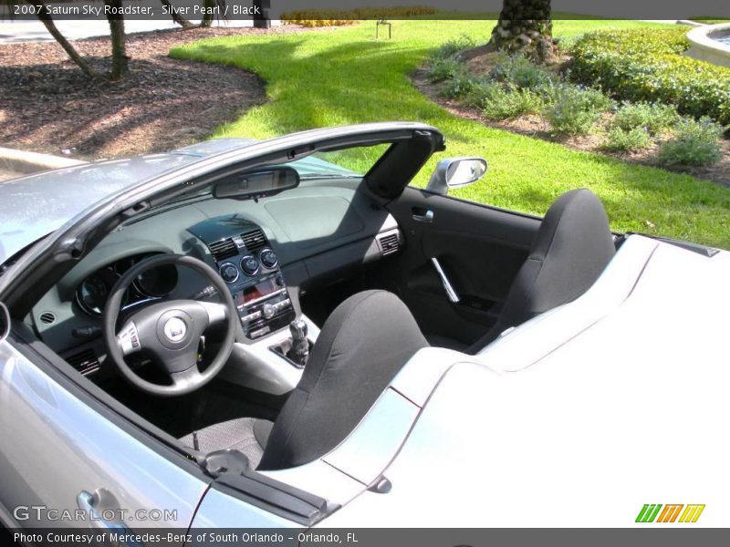 Silver Pearl / Black 2007 Saturn Sky Roadster