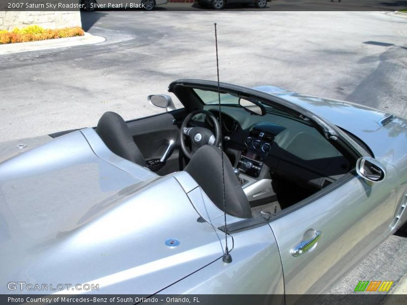 Silver Pearl / Black 2007 Saturn Sky Roadster