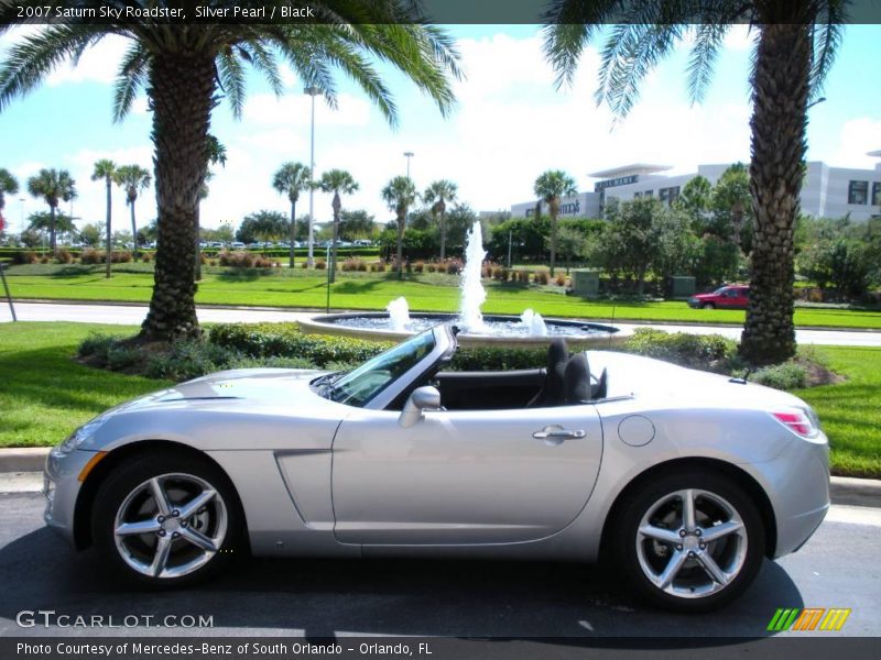 Silver Pearl / Black 2007 Saturn Sky Roadster