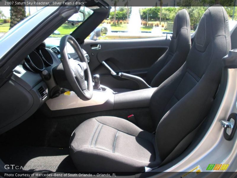 Silver Pearl / Black 2007 Saturn Sky Roadster