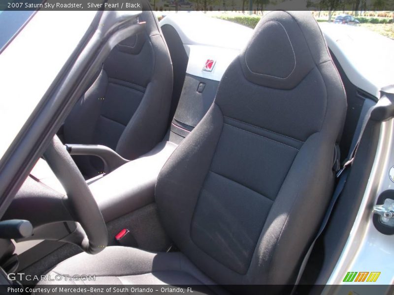 Silver Pearl / Black 2007 Saturn Sky Roadster