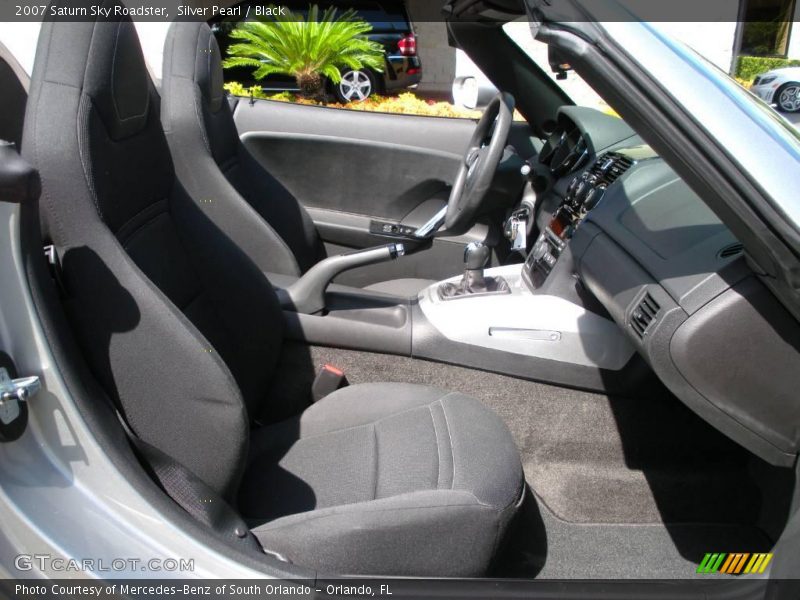 Silver Pearl / Black 2007 Saturn Sky Roadster