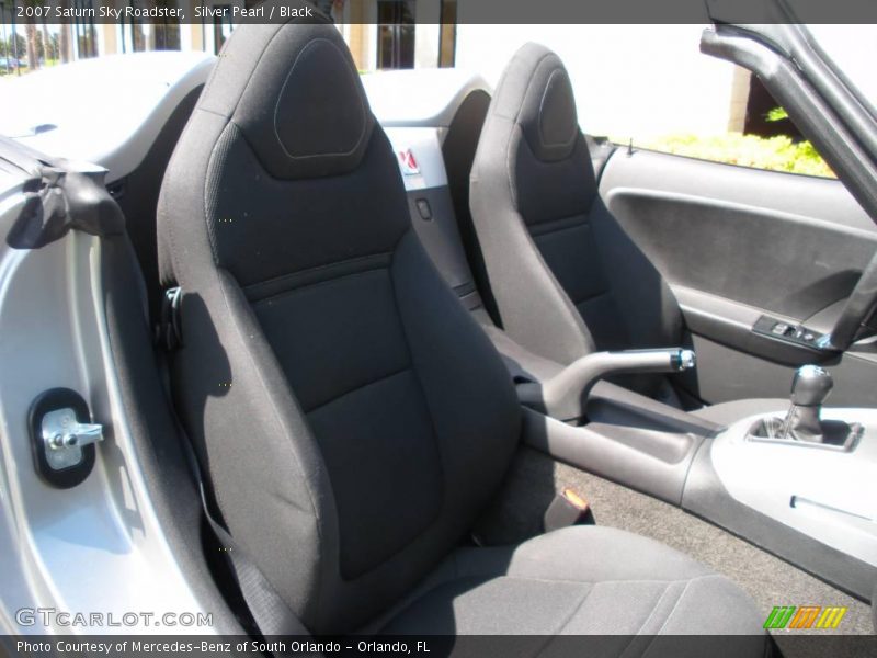Silver Pearl / Black 2007 Saturn Sky Roadster