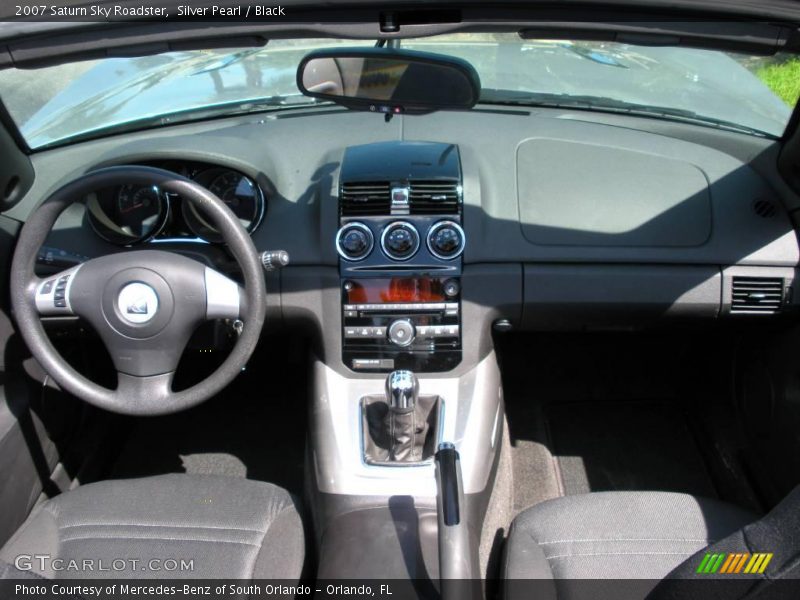 Silver Pearl / Black 2007 Saturn Sky Roadster