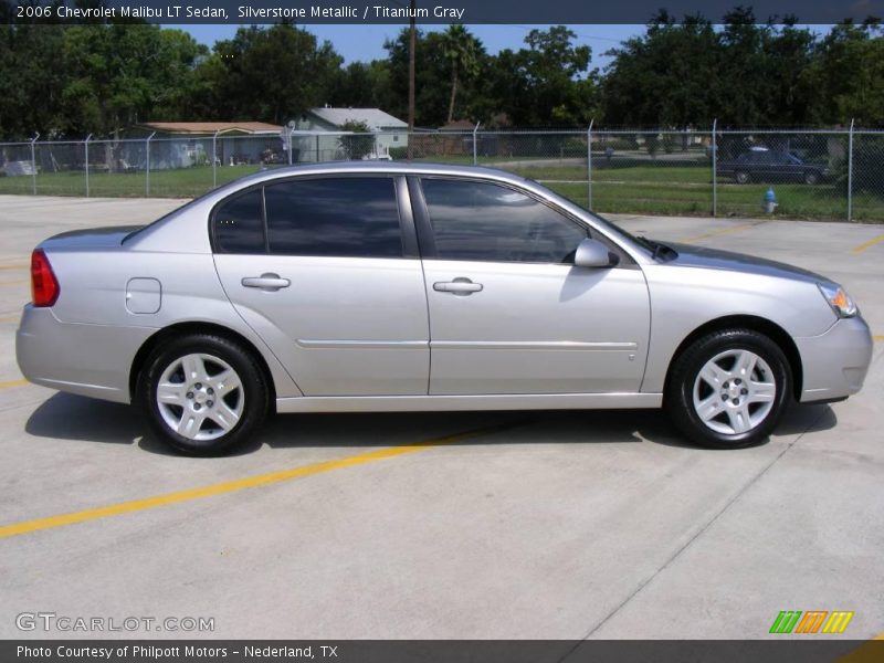 Silverstone Metallic / Titanium Gray 2006 Chevrolet Malibu LT Sedan