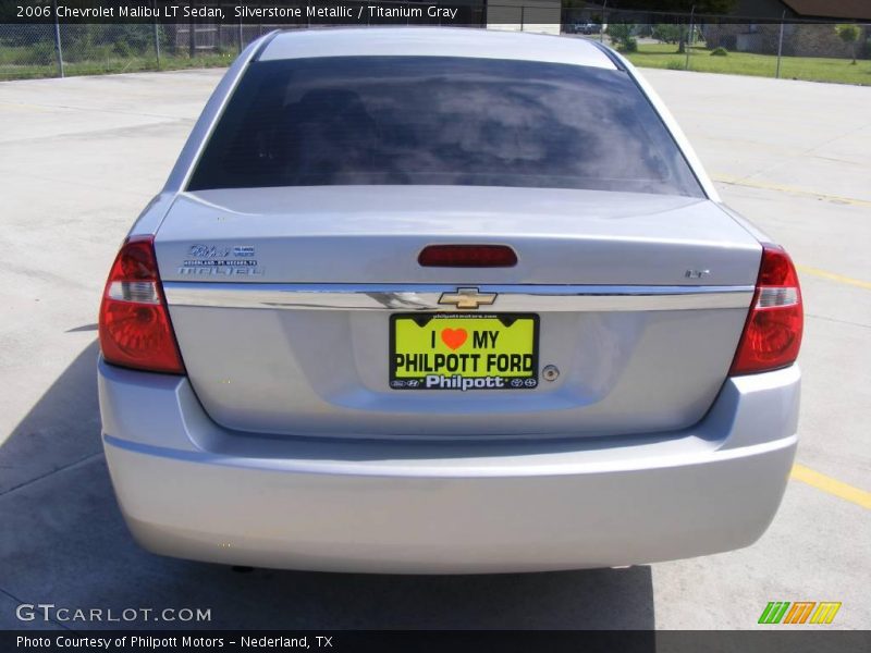 Silverstone Metallic / Titanium Gray 2006 Chevrolet Malibu LT Sedan