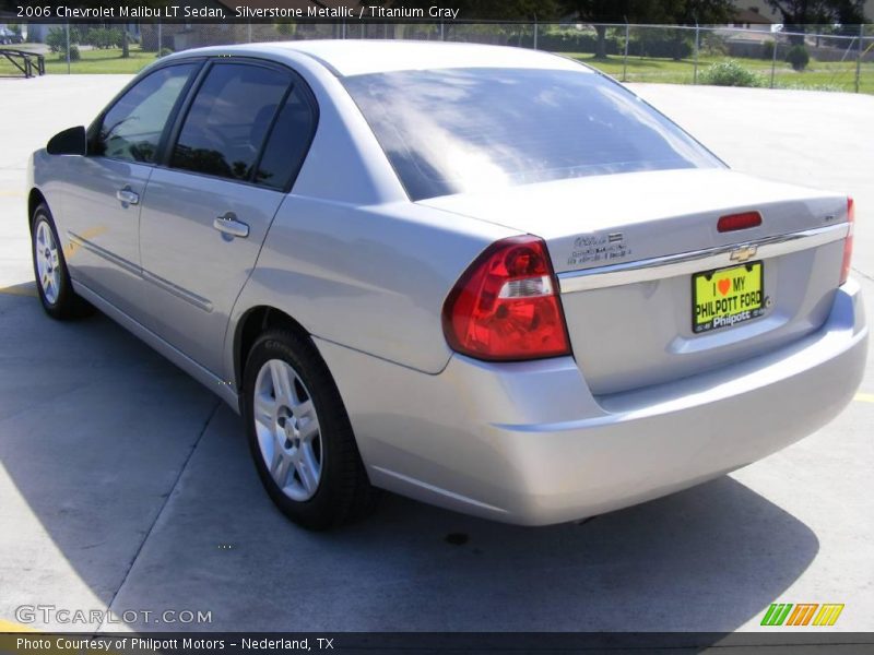 Silverstone Metallic / Titanium Gray 2006 Chevrolet Malibu LT Sedan