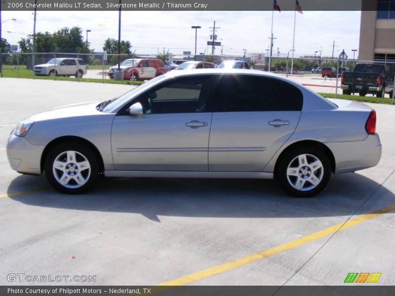 Silverstone Metallic / Titanium Gray 2006 Chevrolet Malibu LT Sedan